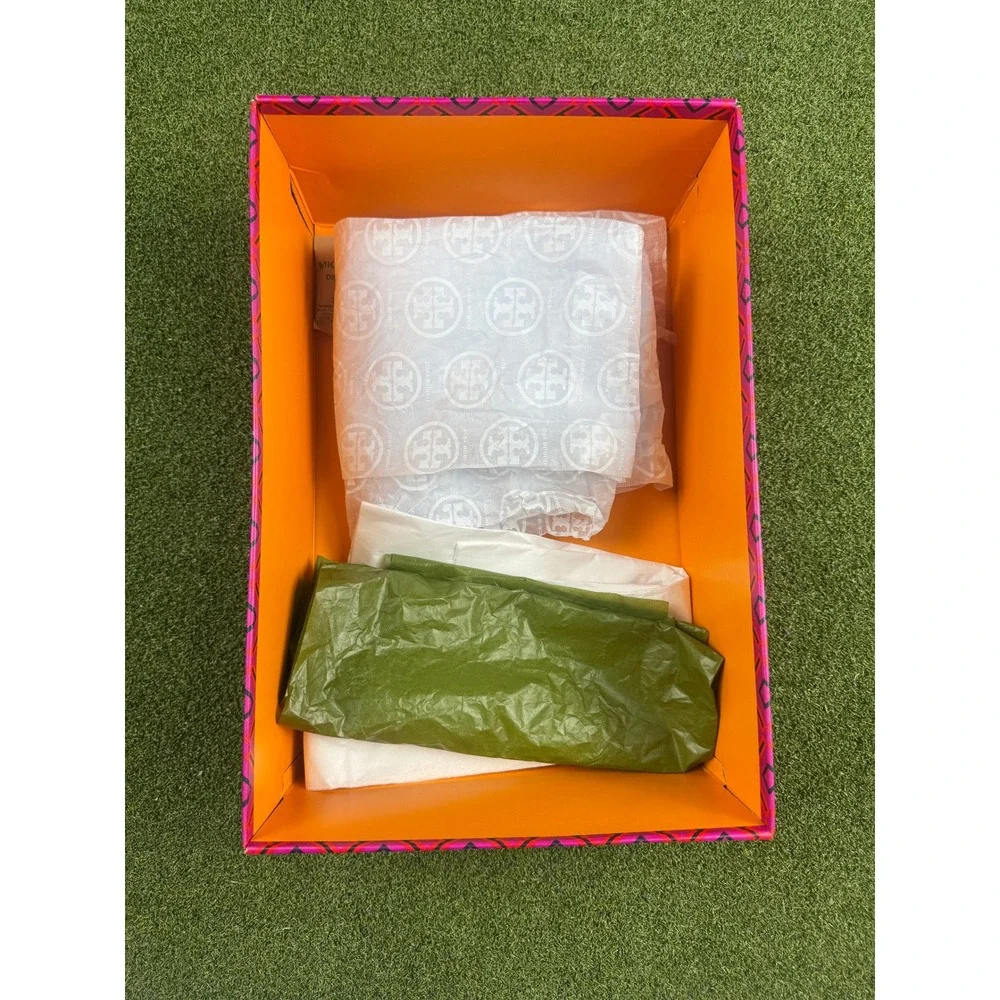 Tory Burch Shoe‎ Box Good Luck Trainer Size 7 Pink Orange